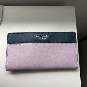 Kate Spade Lavender and Navy Wallet